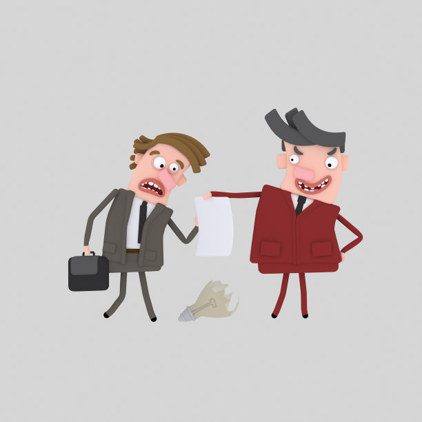 商人“解雇”另一个人图片下载