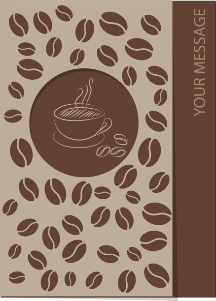 咖啡卡模板图片下载