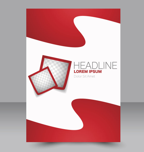 传单模板。业务手册。可编辑A4海报设计图片下载