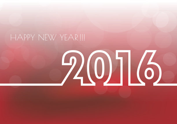 2016年新年快乐背景。图片下载