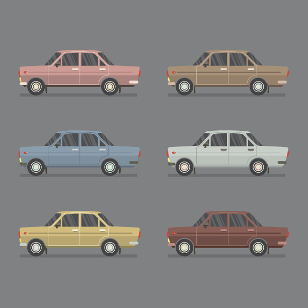 侧面的轿车。图片下载