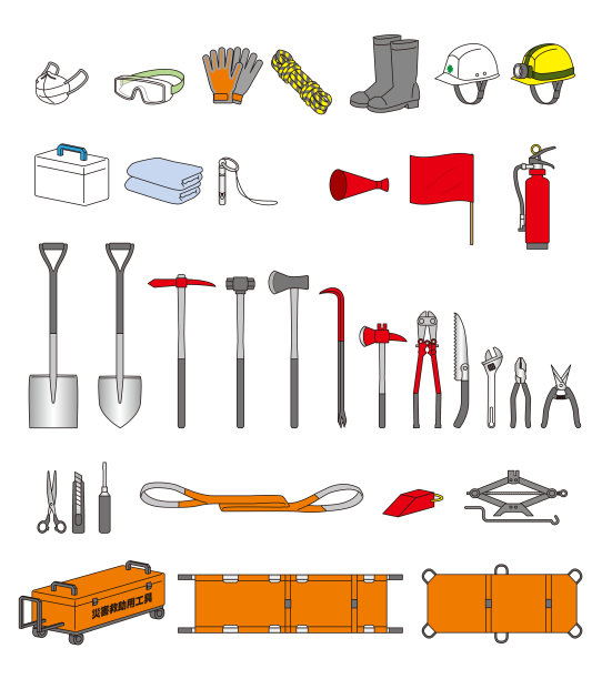 灾难。救援。工具。救援装备图片下载