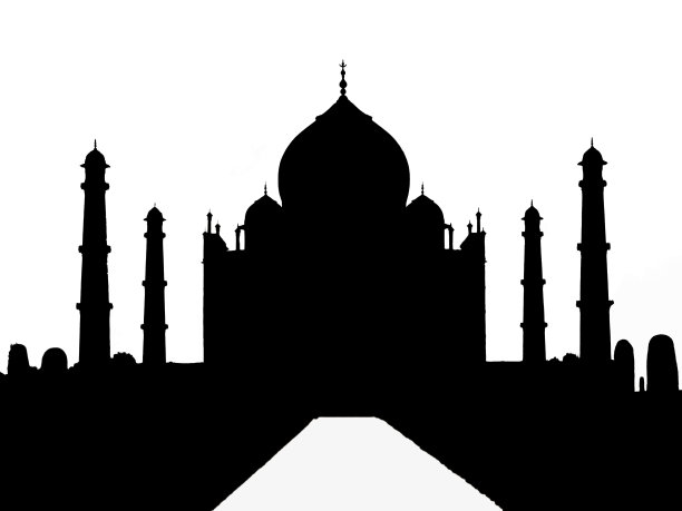 黑色泰姬陵图片下载