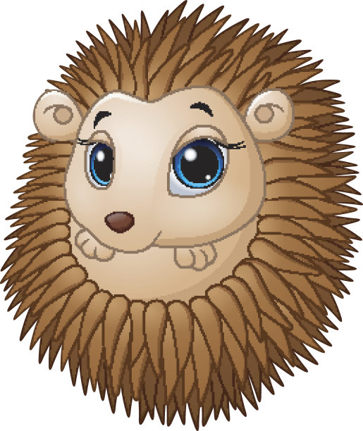 可爱的小刺猬图片下载