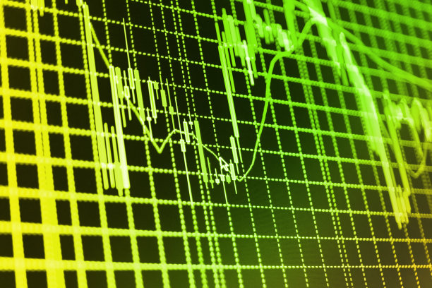 股票市场图表和条形图价格显示图片下载