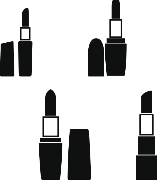 设置黑色口红图片下载