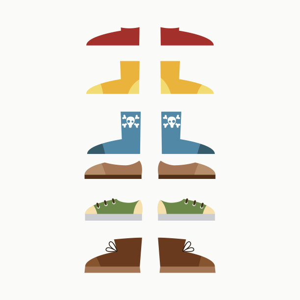 运动鞋，时尚运动休闲鞋套装。图片下载