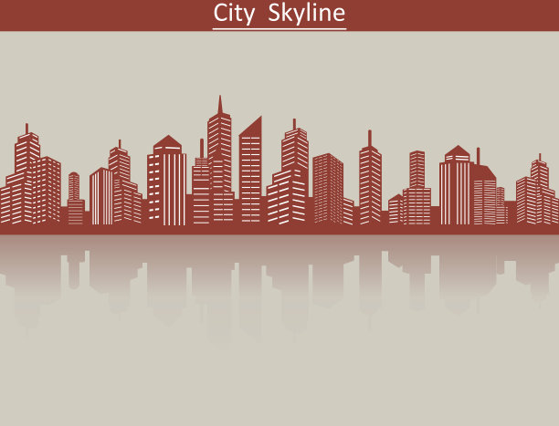 城市的天际线图片下载