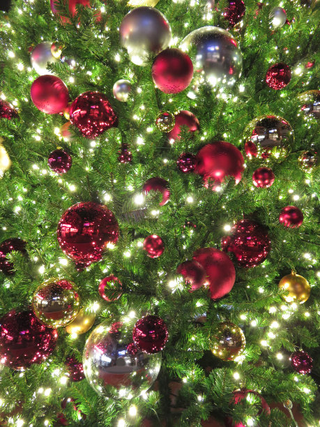 漂亮的灯光和装饰品图片下载