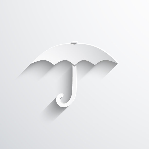 矢量伞网页图标图片下载