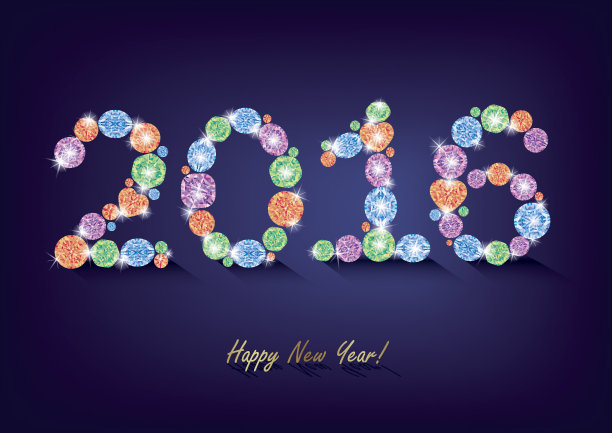 钻石新年2016图片下载