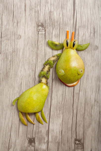 水果做成的长颈鹿图片下载