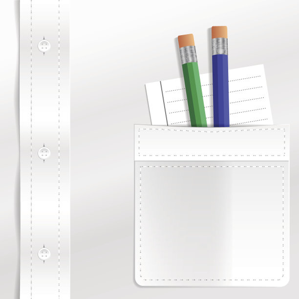 笔和纸在口袋里图片下载