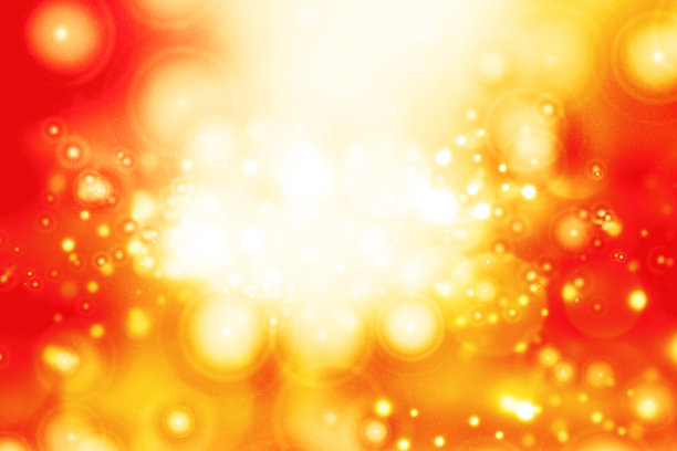 抽象背景与散景灯光和星星图片下载