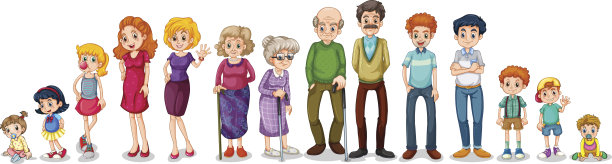 大的大家庭素材图片