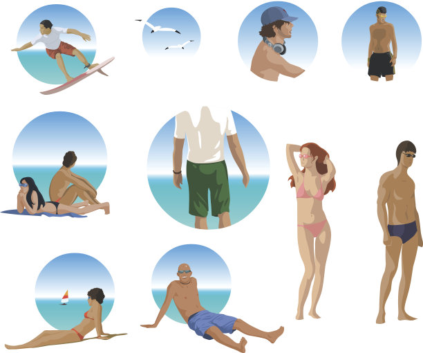 海滩的生活图片下载