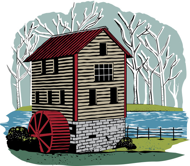 老式轧机图片下载