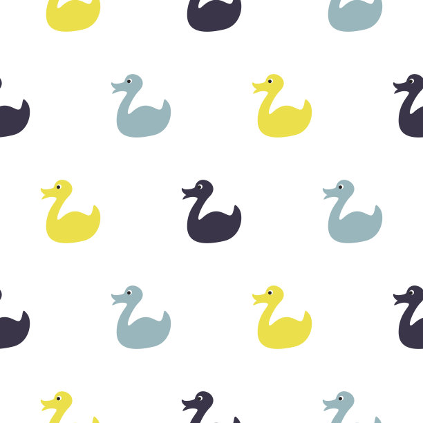 鸭蓝、紫、黄小山羊图案。图片下载