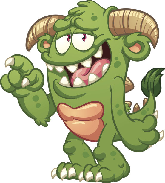 绿色的怪物图片下载