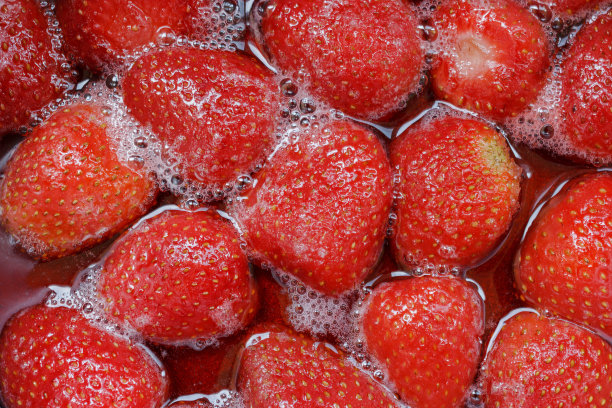 草莓汁的图片下载