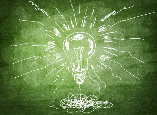 黑板上的概念图片下载