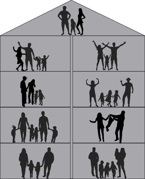 家庭轮廓图片下载