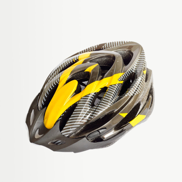 自行车头盔孤立图片下载