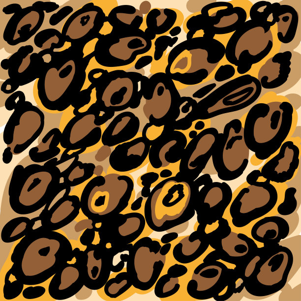 背景与豹皮纹理图片下载