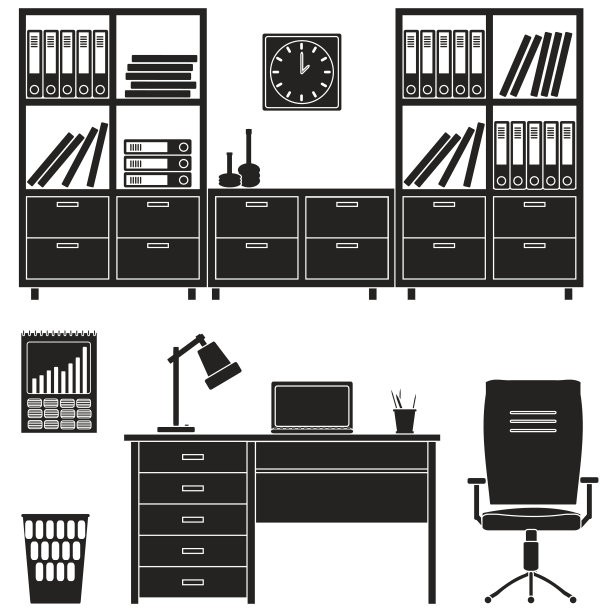 图标办公家具2图片下载