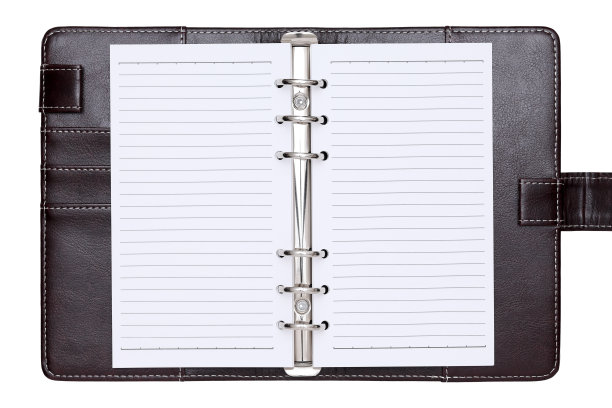 棕色皮革笔记本图片下载