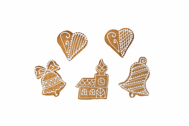 圣诞姜饼。图片下载