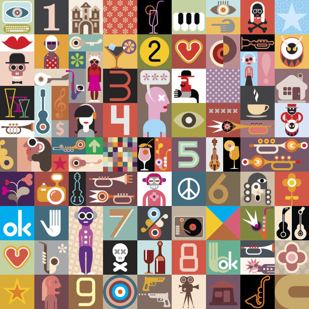 艺术拼贴图片下载