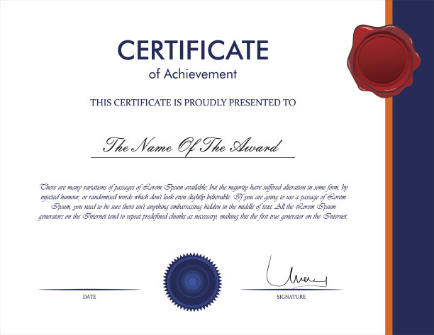 证书模板图片下载