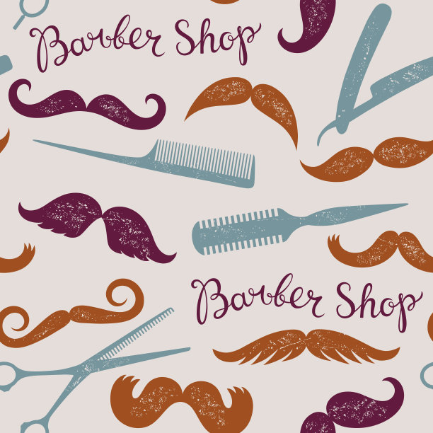 理发师shop_pattern图片下载