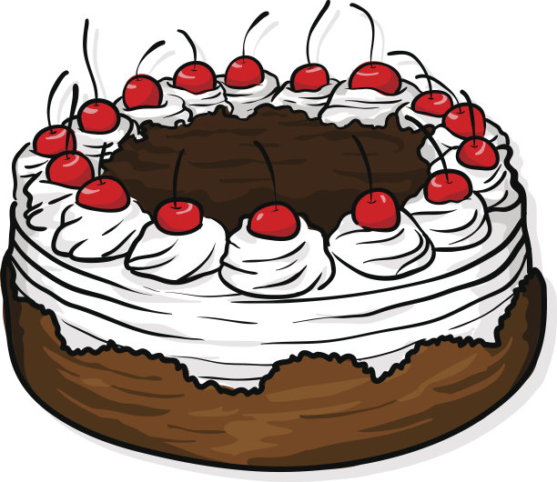 樱桃蛋糕图片下载