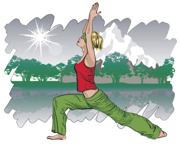 瑜伽的概念图片下载