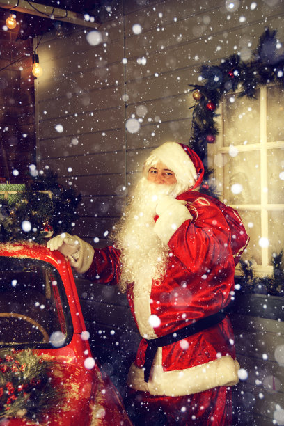 真正的圣诞老人。图片下载