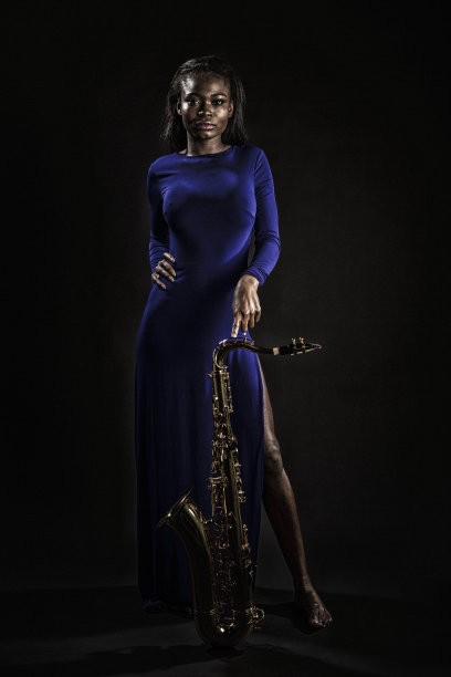 非洲Sax女士图片下载