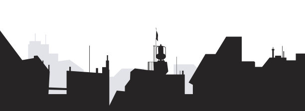 早上城市天际线图片下载