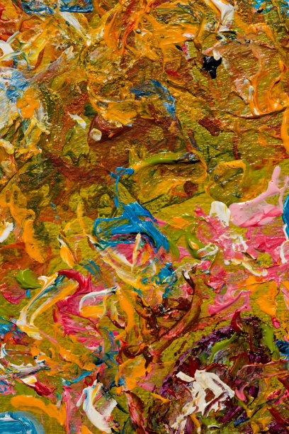 抽象，画布上的原画，色彩丰富。图片下载