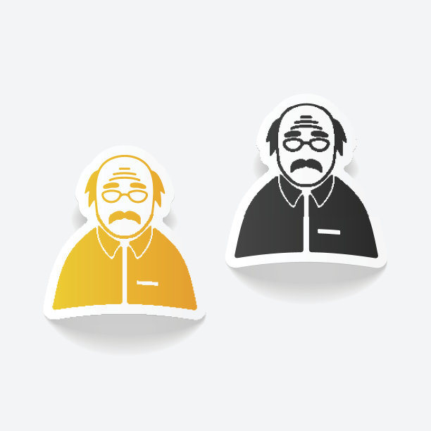 现实的设计元素。老年人图片下载