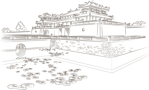 越南的顺化古城图片下载