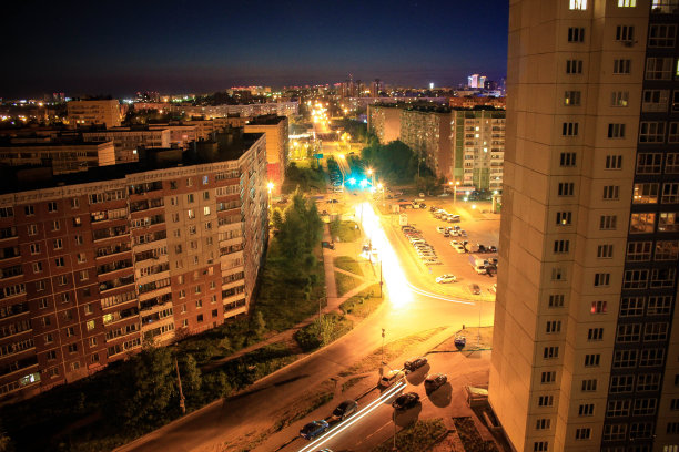 晚上的城市图片下载