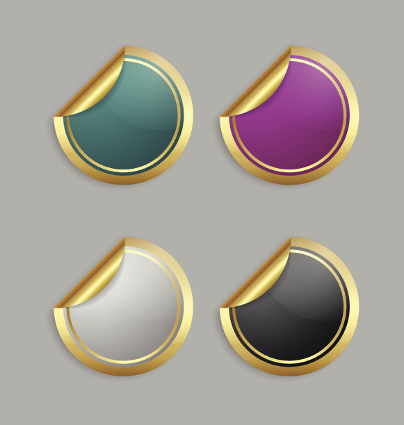 彩色贴纸图片下载