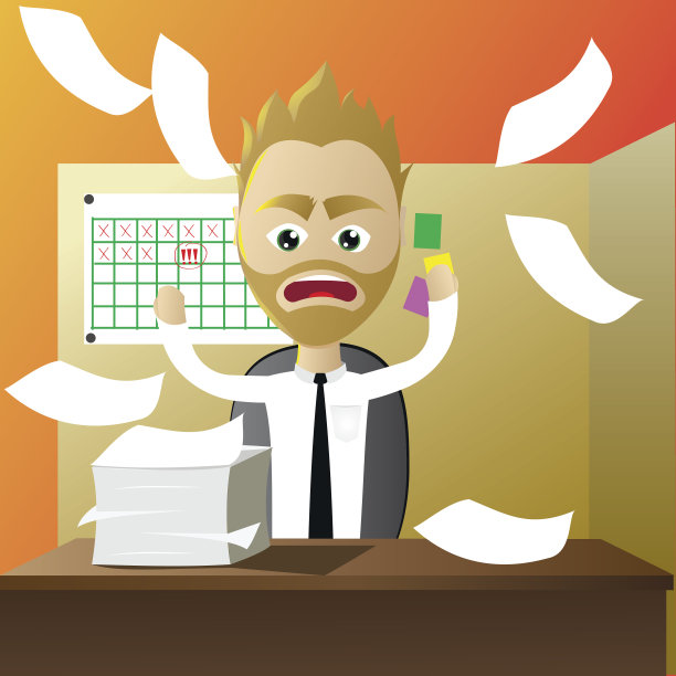 办公室的人不能工作图片下载