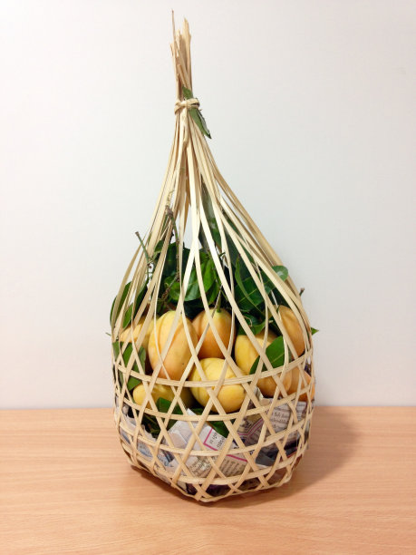 甜玛丽安李泰国水果(马永池)在圆竹篮图片下载