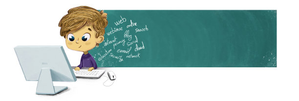 有电脑、互联网的孩子图片下载