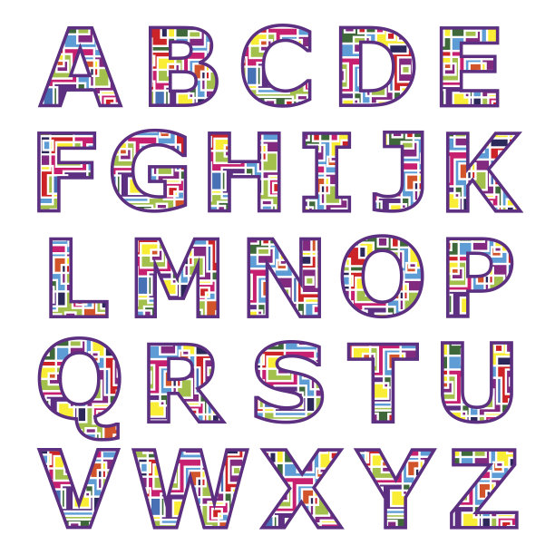 字母拼成的图片下载