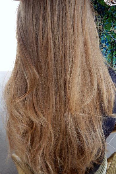 金色长发图片下载