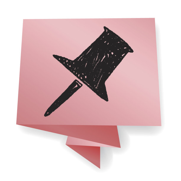 涂鸦图钉图片下载